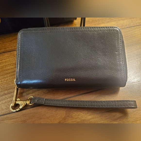 FOSSIL CALF FUR SATCHEL & WALLET IN PERFECT LIKE NEW CONDITION! - Picture 9 of 11